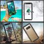 Tomplus Galaxy S8 Waterproof Case, [Slim Fit] Shockproof IP68 Certified Waterproof Dirtproof Snowproof Full-Body Rugged Case with Built-in Screen Protector Cove for Galaxy S8 (S8 Clear)