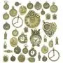 Antiqued Bronze Clock Face Charm Pendant, JIALEEY Wholesale Bulk Lots Mixed Gears Steampunk Charms Pendants DIY for Necklace Bracelet Jewelry Making and Crafting, 100g(38PCS) Antiqued Bronze Clock Face Charm Pendant, JIALEEY Wholesale Bulk Lots Mixed Gears Steampunk Charms Pendants DIY for Necklace Bracelet Jewelry Making and Crafting, 100g(38PCS)