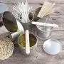 DINGPAI Candle Tin 8oz, Candle Containers for Candle Making, 12 Piece DINGPAI Candle Tin 8oz, Candle Containers for Candle Making, 12 Piece