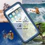 Cozycase Waterproof Case for iPhone 8 Plus/iPhone 7 Plus Case, Shockproof Full-Body Rugged Case with Built-in Screen Protector for Apple iPhone 8 Plus / 7 Plus - (Blue)