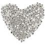Pangda 1000 Pack 4 mm Metal Spacer Beads Metallic Plated Round Beads Tiny Smooth Beads for Necklaces, Bracelets and Jewelry Making (Silver)