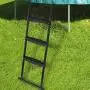 Gardenature Trampoline Ladder-3 Steps Wide-Step Ladder-Black