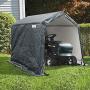 Quictent Storage Shelter 6 x 6- Feet Outdoor Carport Shed Heavy Duty Car Canopy Grey