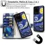 MEFON Galaxy S20 Ultra Case Wallet Detachable, Wireless Charging Compatible, Durable Slim, 2 in 1 Magnetic Detachable Flip Cover Leather Folio Phone Cases for Samsung Galaxy S20 Ultra (Starry Night)