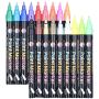 Acrylic Paint Markers,18 Colors Extra Fine Point Acrylic Paint Pens Set by Smart Color Art,Permanent Water Based, Great for Rock, Wood, Fabric, Glass, Metal, Ceramic, DIY Crafts and Most Surfaces