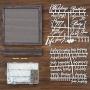 Gelibo Double Sided Letter Board with 750 Precut White & Gold Letters,Months & Days & Extra Cursive Words, Wall & Tabletop Display, Letter Organizer 10x10in
