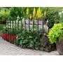 Panacea Products 87103 30''X37'' Metal Fence, 30x37 inches, Black Panacea Products 87103 30''X37'' Metal Fence, 30x37 inches, Black
