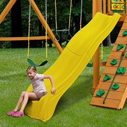 SwingnSlide Ws 5031 Olympus Wave Slide 2Piece Plastic Slide for 5 Decks, Yellow