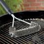 Weber 6494 12-Inch 3-Sided Grill Brush, Black