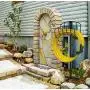 Artigarden Freestanding Garden Hose Holder Hanger, Heavy Duty Metal Water Hose Storage Stand Rack Artigarden Freestanding Garden Hose Holder Hanger, Heavy Duty Metal Water Hose Storage Stand Rack