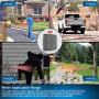 1/2Mile Solar Driveway Alarm System-Up to 70FT Wide Sensor Range 3 Adjustable Sensitivities-Fully Weatherproof Outdoor Motion Sensor&Detector DIY Security Alert System