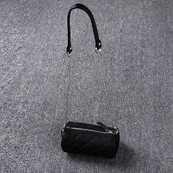 JEATHA 47'' Faux Leather Metal Chain Shoulder Strap with Buckles Replacement Bag Parts for Cross Body Bag DIY Hand Bag