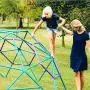 Plum PHOBOS Climbing Dome - Fun Geometric Childrens Dome Climber - Perfect Kids Playground Addition - Teal/Purple Color Plum PHOBOS Climbing Dome - Fun Geometric Childrens Dome Climber - Perfect Kids Playground Addition - Teal/Purple Color