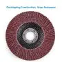 4.5 Inch Flap Discs by LotFancy - 20PCS 40 60 80 120 Grit Assorted Sanding Grinding Wheels, Aluminum Oxide Abrasives, Type #27 4.5 Inch Flap Discs by LotFancy - 20PCS 40 60 80 120 Grit Assorted Sanding Grinding Wheels, Aluminum Oxide Abrasives, Type #27