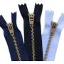 Over Kleshas Jeans Metal Zipper (6 Zippers/Pack= Navy 2, Black 2, White 2) 4'',5'',6'',7'' (5'')