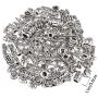 EXCEART 1 Set Tibetan Tube Spacer Beads, 100g Antique Column Beads DIY Funny Flower Bead Accessories Small Accessories Jewelry Parts for Bracelet Necklace Jewelry Supplies