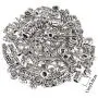 EXCEART 1 Set Tibetan Tube Spacer Beads, 100g Antique Column Beads DIY Funny Flower Bead Accessories Small Accessories Jewelry Parts for Bracelet Necklace Jewelry Supplies