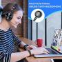 OneOdio Computer Headsets with Microphone - PC Gaming Headphones with Microphone & in-Line Control Mute for Office Zoom Skype Conference Phone Call Laptop Gaming PS4 Online