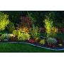 Outdoor Malibu LED Landscape Lighting Low Voltage cast Metal Black Flood Light 2700K Warm White 9watt Replaceable LED Malibu 8406-2620-01 Flood Light
