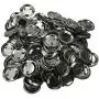 DAWEI 200Pcs 2'' & 50mm Top/Metal-Bottom Cover Clip Pin Blank Badge & Button Parts for Badge Maker Machine DAWEI 200Pcs 2'' & 50mm Top/Metal-Bottom Cover Clip Pin Blank Badge & Button Parts for Badge Maker Machine