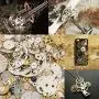 Surepromise 50g Cyberpunk Vintage Steampunk Jewelry Cogs Gears Wheels Watch Parts Craft Arts Surepromise 50g Cyberpunk Vintage Steampunk Jewelry Cogs Gears Wheels Watch Parts Craft Arts