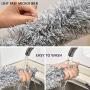 DELUX Microfiber Feather Duster Extendable Cobweb Duster with 100 inches Extra Long Pole, Bendable Head & Scratch-Resistant Hat for Cleaning Ceiling Fan, High Ceiling, Blinds, Furniture & Cars