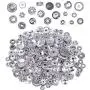 100 Gram Bali Style Antique Tibetan Silver Findings Jewelry Making DIY Metal Alloy Spacer Beads Deluxe New Mix 200-260pcs 100 Gram Bali Style Antique Tibetan Silver Findings Jewelry Making DIY Metal Alloy Spacer Beads Deluxe New Mix 200-260pcs