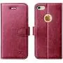 OCASE iPhone 6S Case [Free Screen Protector Included] Leather Wallet Flip Case for iPhone 6 / 6S Devices - Burgundy