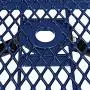 72'' Rectangular Picnic Table, Surface Mount, Blue 72'' Rectangular Picnic Table, Surface Mount, Blue