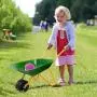 Costzon Kids Metal Wheelbarrow, Yard Rover Steel Tray, Metal Construction Toys Kart, Tote Dirt/Leaves/Tools in Garden for Toddlers, Green Costzon Kids Metal Wheelbarrow, Yard Rover Steel Tray, Metal Construction Toys Kart, Tote Dirt/Leaves/Tools in Garden for Toddlers, Green