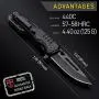 Spring Assisted Knife - Pocket Folding Knife - Military Style - Boy Scouts Knife - Tactical Knife - Good for Camping Hunting Survival Indoor and Outdoor Activities Mens Gift 6681 Spring Assisted Knife - Pocket Folding Knife - Military Style - Boy Scouts Knife - Tactical Knife - Good for Camping Hunting Survival Indoor and Outdoor Activities Mens Gift 6681