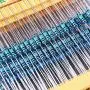 SIQUK 1480 Pieces Resistors 68 Values 1% Resistor Kit 0 Ohm-1M Ohm 1/4W Metal Film Resistors Assortment for DIY and Experiments