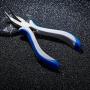 Pandahall 1pc Carbon-Hardened Steel Ferronickel Bent Nose Metal Finding Bedning Tool Handy Jewelry Plier 5x2.28 Inch