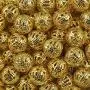 AMZ Beads - Package of 200! Gold or Silver Plated Hollow Filigree Round Ball Metal Spacer Beads for Jewelry Making DIY Craft Projects (8MM) (Gold) AMZ Beads - Package of 200! Gold or Silver Plated Hollow Filigree Round Ball Metal Spacer Beads for Jewelry Making DIY Craft Projects (8MM) (Gold)