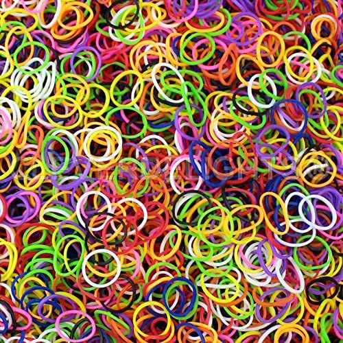 CleverDelights 20,000 Piece Loom Band Refill Kit - Mega Refill Pack - 10 Colors - 20000 Rainbow Colored Bands