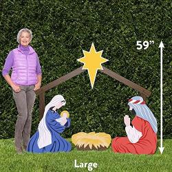 Outdoor Nativity Store Classic Outdoor Nativity Set - Full Yard Scene (Large)