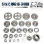 CJ0618 La Spindle Metal Fixed Double Gear Cutting Gear Exchange Gear Motor Synchronization