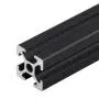 4pcs 400mm T Slot 2020 Aluminum Extrusion European Standard Anodized Linear Rail for 3D Printer Parts and CNC DIY Black(15.75inch) 4pcs 400mm T Slot 2020 Aluminum Extrusion European Standard Anodized Linear Rail for 3D Printer Parts and CNC DIY Black(15.75inch)