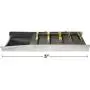 ASR Outdoor 27" Compact Aluminum Sluice Box with Flared Mouth Gold Prospecting Equipment