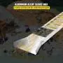 VEVOR Folding Aluminum Alloy Sluice Box, Compact 50 inches
