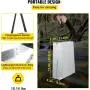 VEVOR Folding Aluminum Alloy Sluice Box, Compact 50 inches