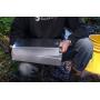 Complete Gold Mining Kit; Folding 50 inch Gold Sluice Box; Gold Prospecting Equipment; Rock Pick Hammer; Gold Classifiers; Pay Dirt Scoop; Crevice Tools and More