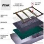 ASR Outdoor 27" Compact Aluminum Sluice Box with Flared Mouth Gold Prospecting Equipment