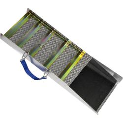ASR Outdoor 27" Compact Aluminum Sluice Box with Flared Mouth Gold Prospecting Equipment