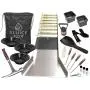 Complete Gold Mining Kit; Folding 50 inch Gold Sluice Box; Gold Prospecting Equipment; Rock Pick Hammer; Gold Classifiers; Pay Dirt Scoop; Crevice Tools and More Complete Gold Mining Kit; Folding 50 inch Gold Sluice Box; Gold Prospecting Equipment; Rock Pick Hammer; Gold Classifiers; Pay Dirt Scoop; Crevice Tools and More