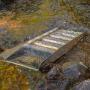 ASR Outdoor 27" Compact Aluminum Sluice Box with Flared Mouth Gold Prospecting Equipment
