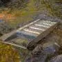ASR Outdoor 27" Compact Aluminum Sluice Box with Flared Mouth Gold Prospecting Equipment