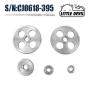 CJ0618 La Spindle Metal Fixed Double Gear Cutting Gear Exchange Gear Motor Synchronization
