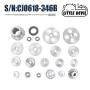 CJ0618 La Spindle Metal Fixed Double Gear Cutting Gear Exchange Gear Motor Synchronization