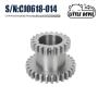 CJ0618-0-16 La Accessories Metal Double Gear Pulley Cross-bridge Tool Exchange Gear CJ0618-0-16 La Accessories Metal Double Gear Pulley Cross-bridge Tool Exchange Gear
